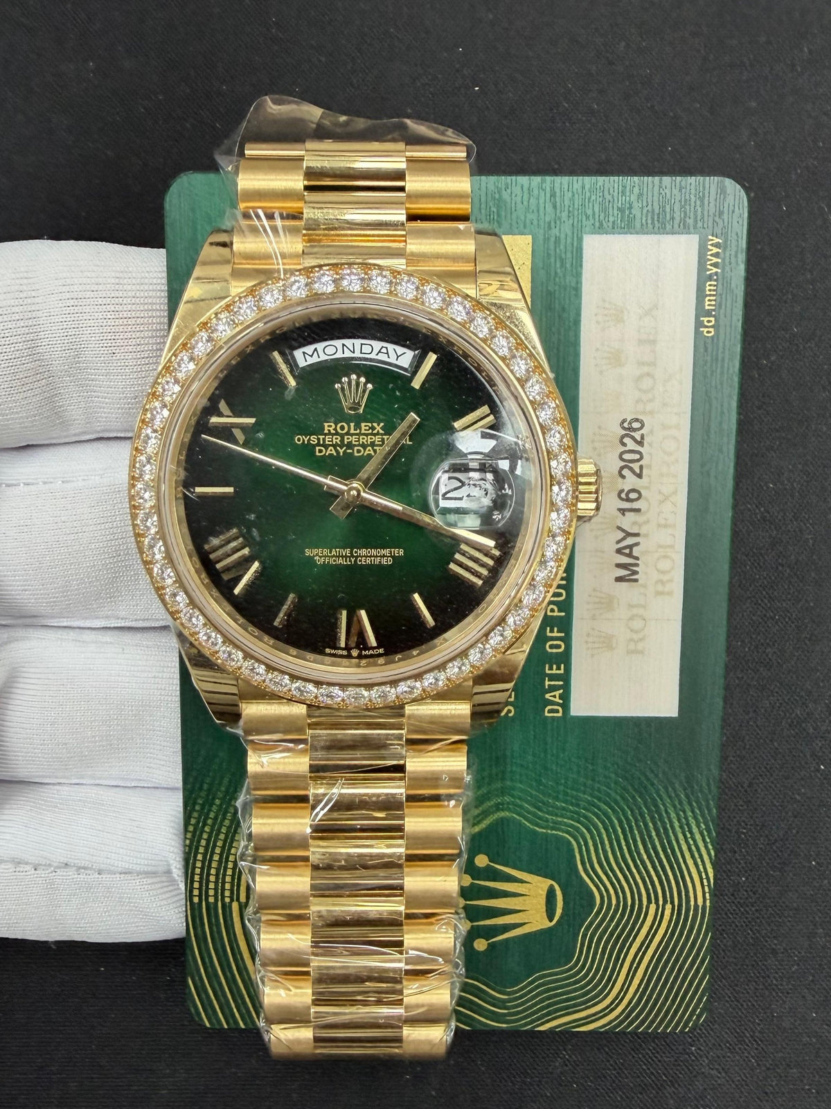 ROLEX DAY-DATE 228348RBR — view 3 — Laura Milman New York