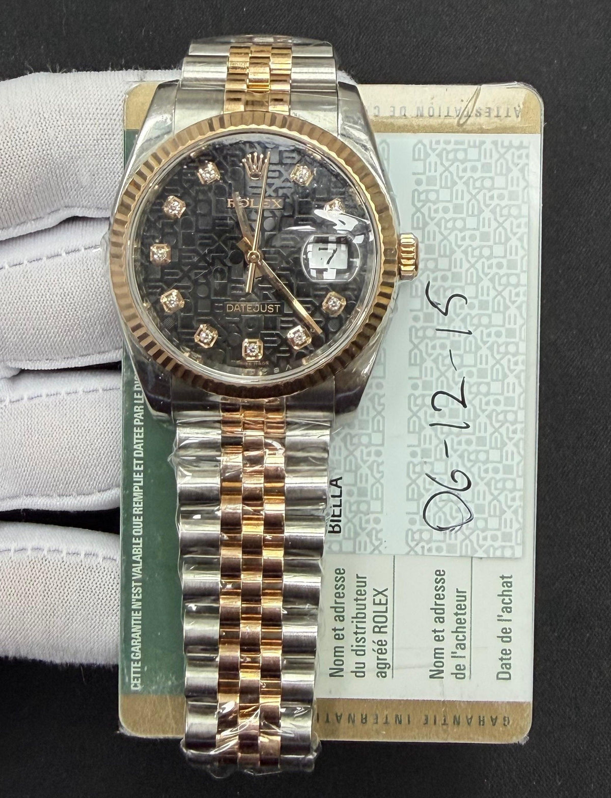 ROLEX DATEJUST 116231 — view 3 — Laura Milman New York
