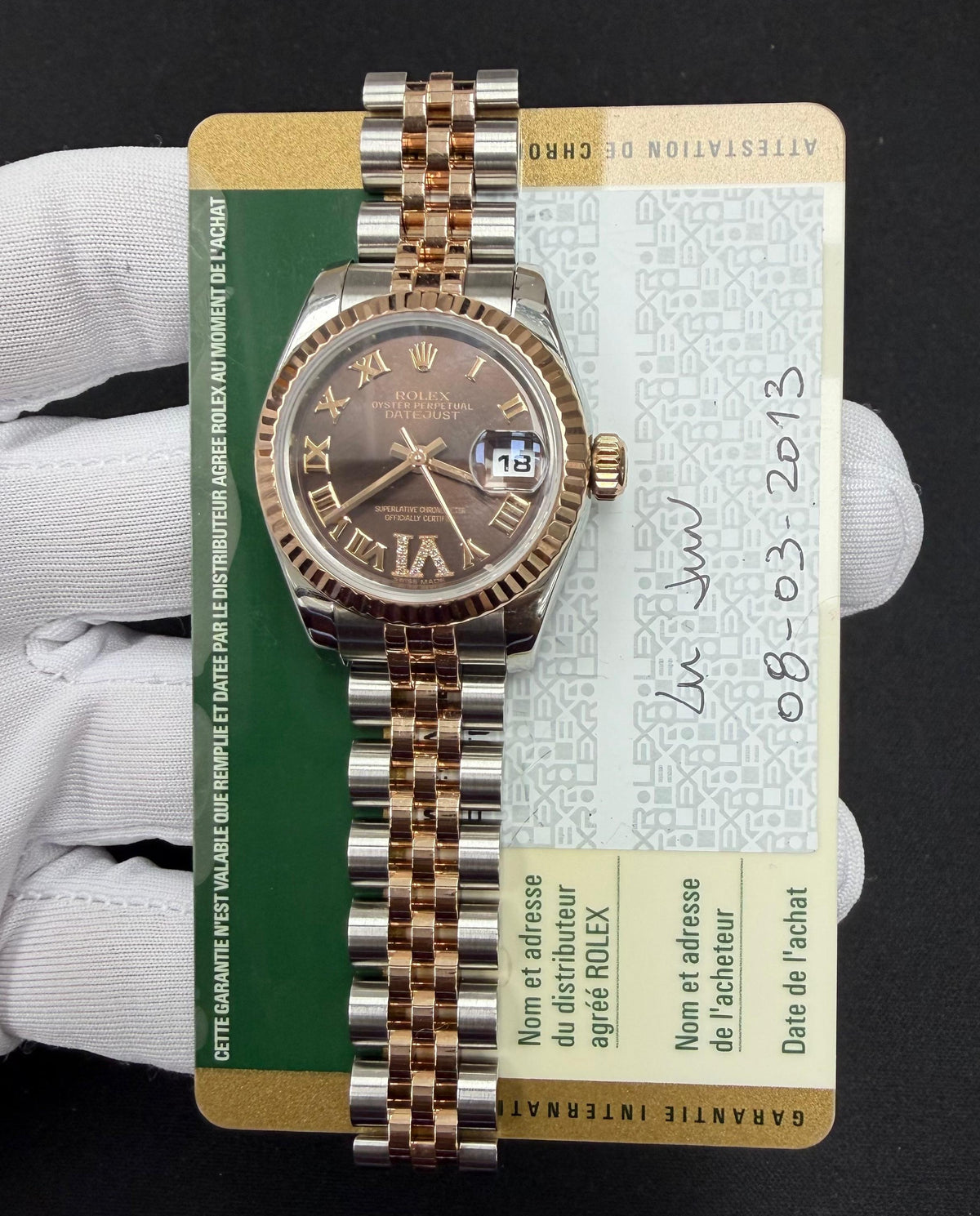 ROLEX DATEJUST 179171 — view 3 — Laura Milman New York