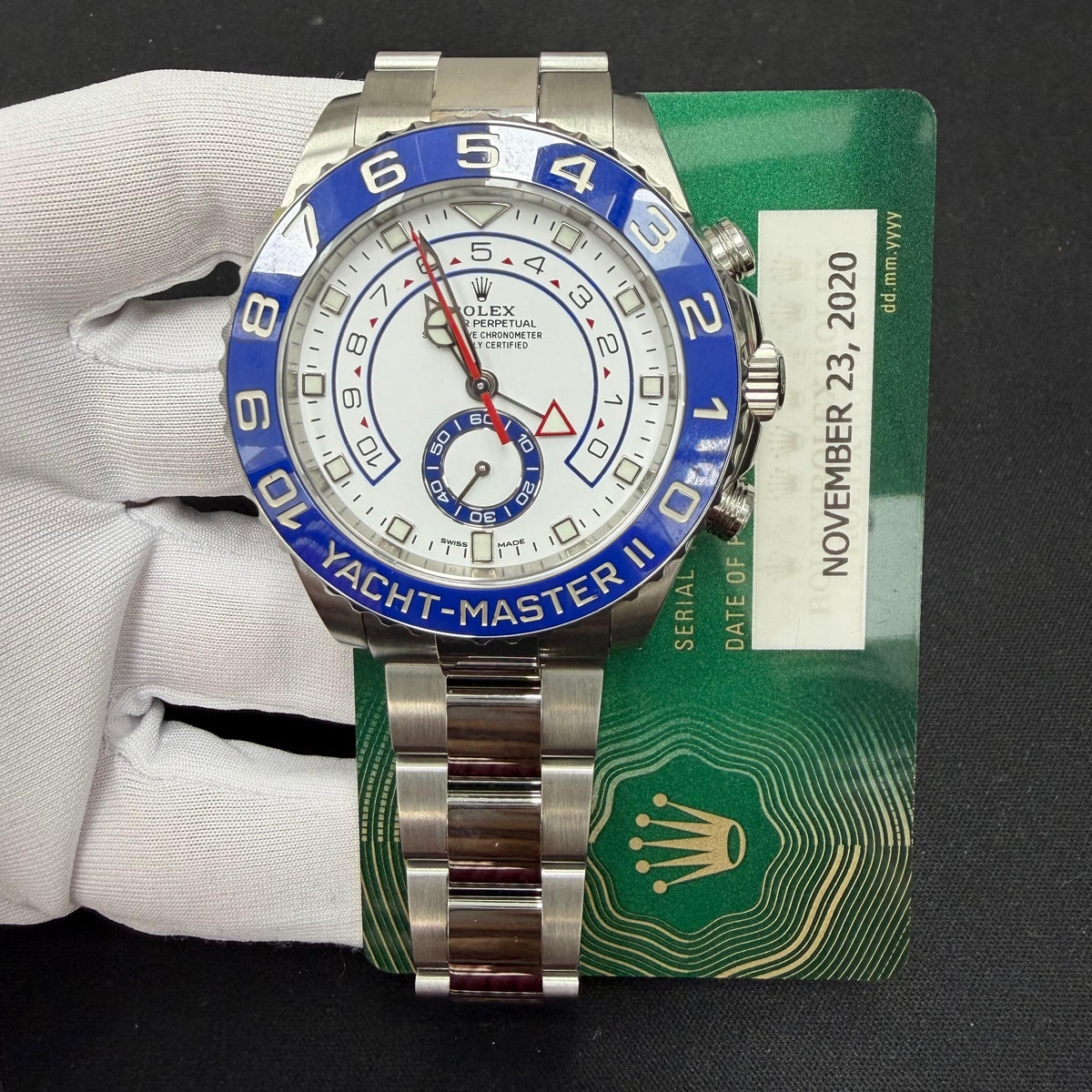 ROLEX YACHT-MASTER II 116680 — view 3 — Laura Milman New York