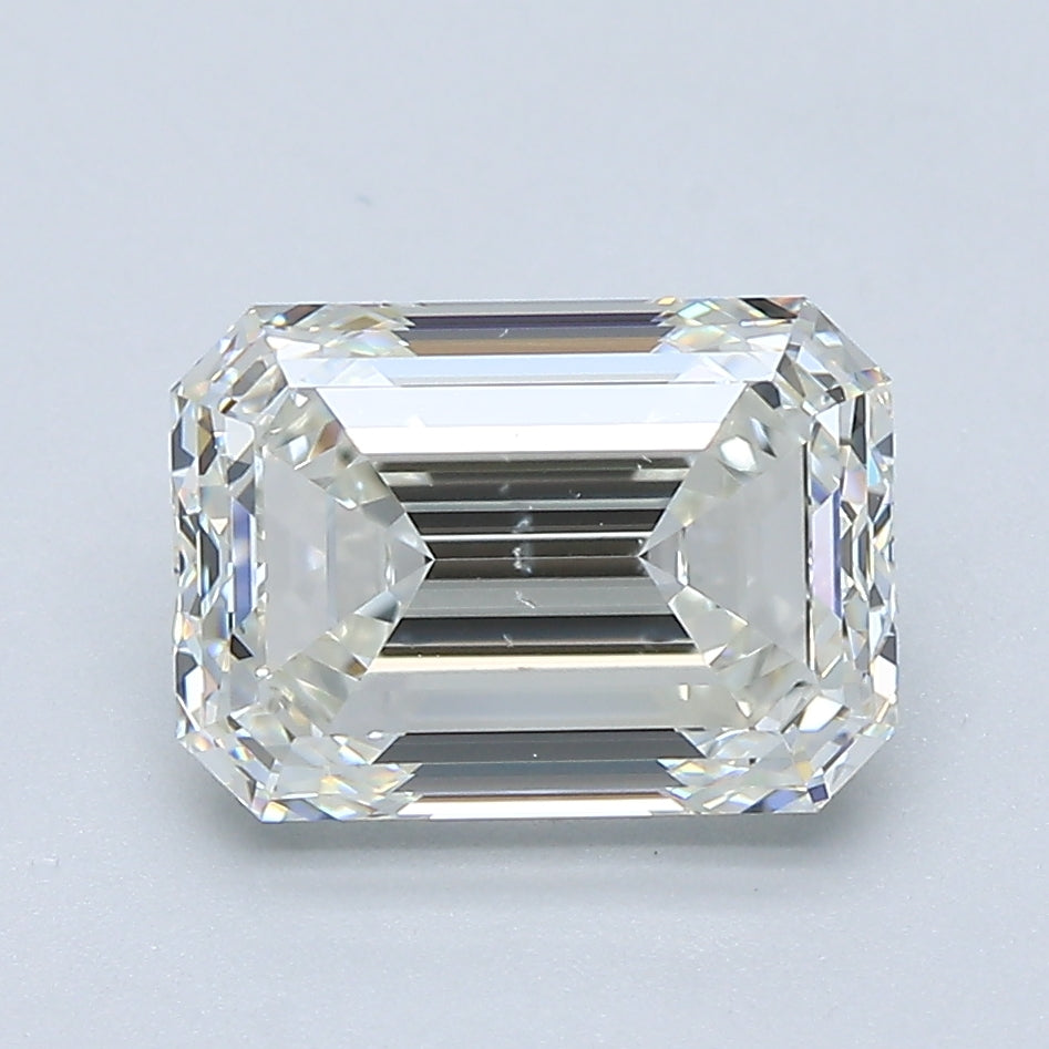 2.7ct Emerald Natural Diamond — I VS2, GIA Certified