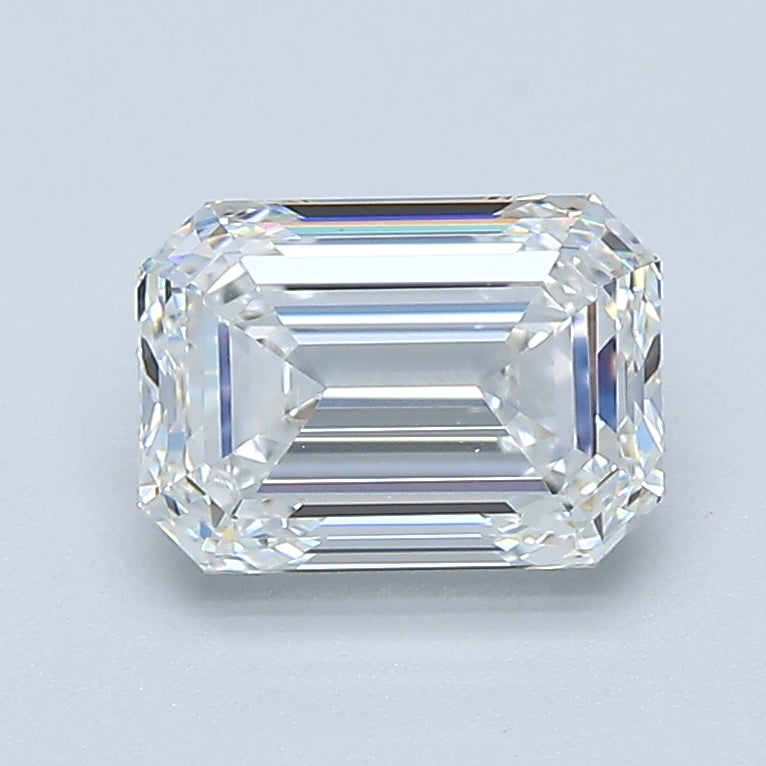 1.4ct Emerald Natural Diamond — E VVS2, GIA Certified