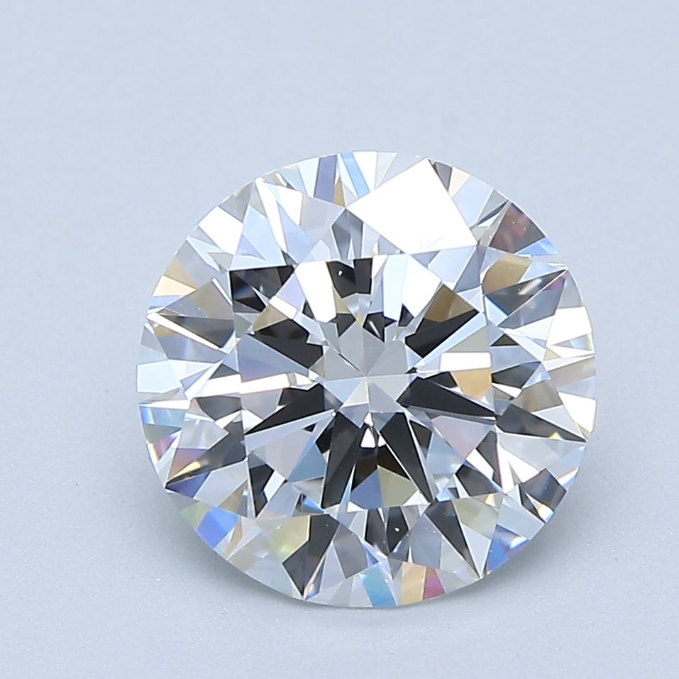 2.65ct Round Natural Diamond — D FL, GIA Certified