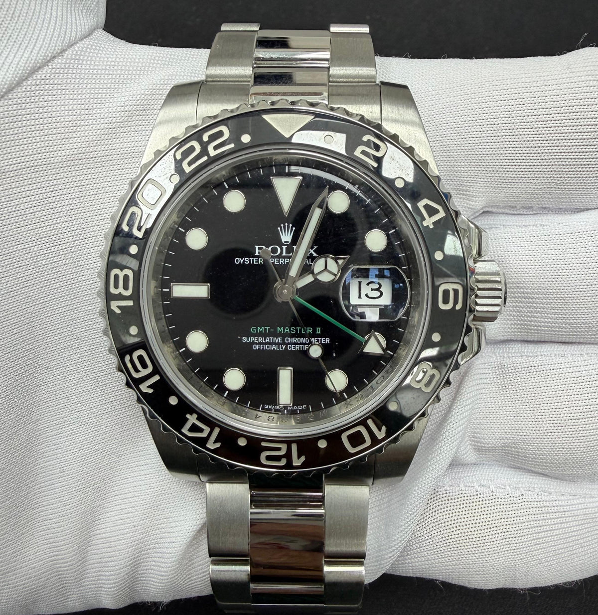 ROLEX GMT MASTER II 116710LN — view 2 — Laura Milman New York