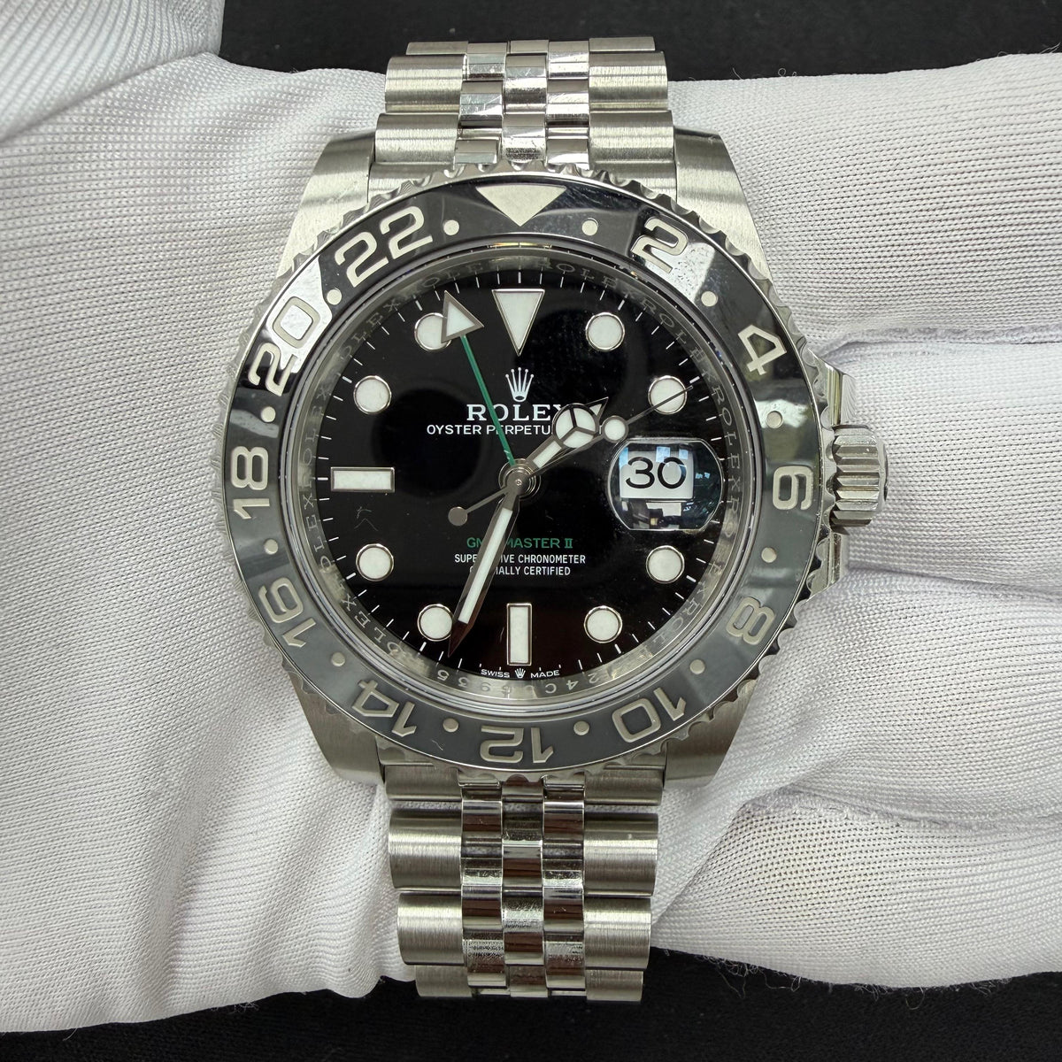 ROLEX GMT MASTER II 126710GRNR — view 2 — Laura Milman New York