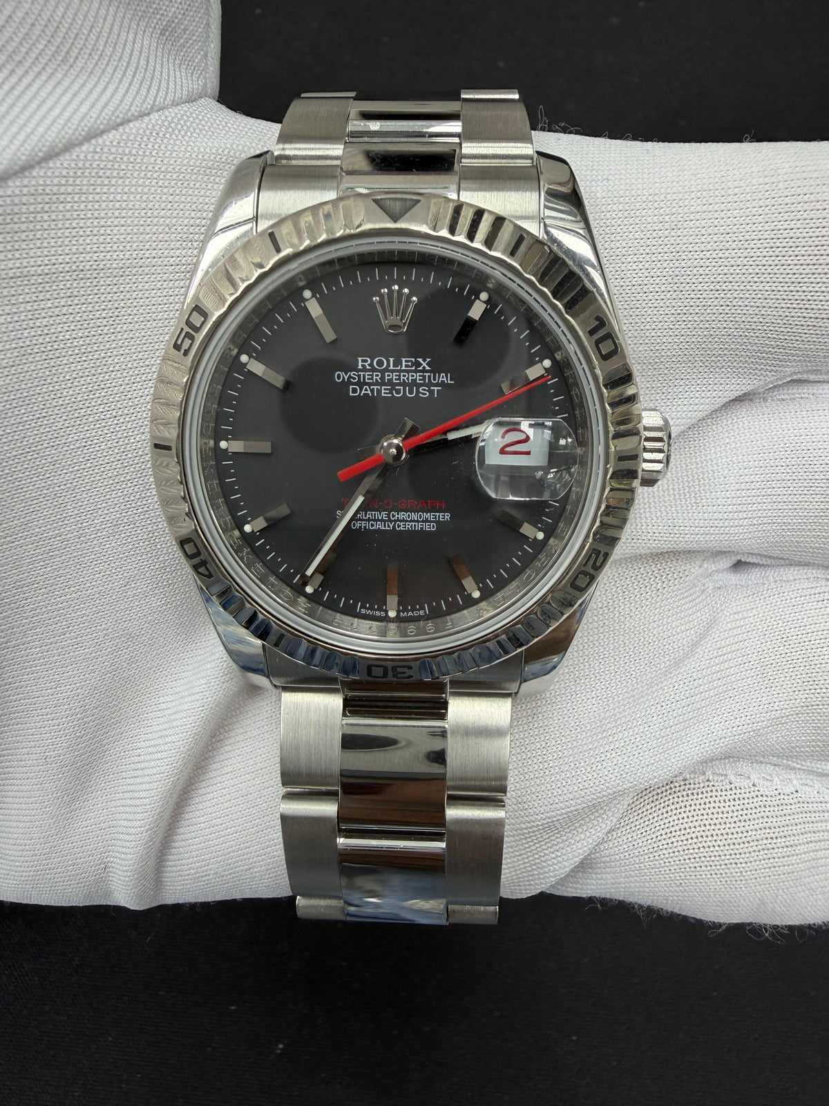 ROLEX DATEJUST 116264 — view 2 — Laura Milman New York