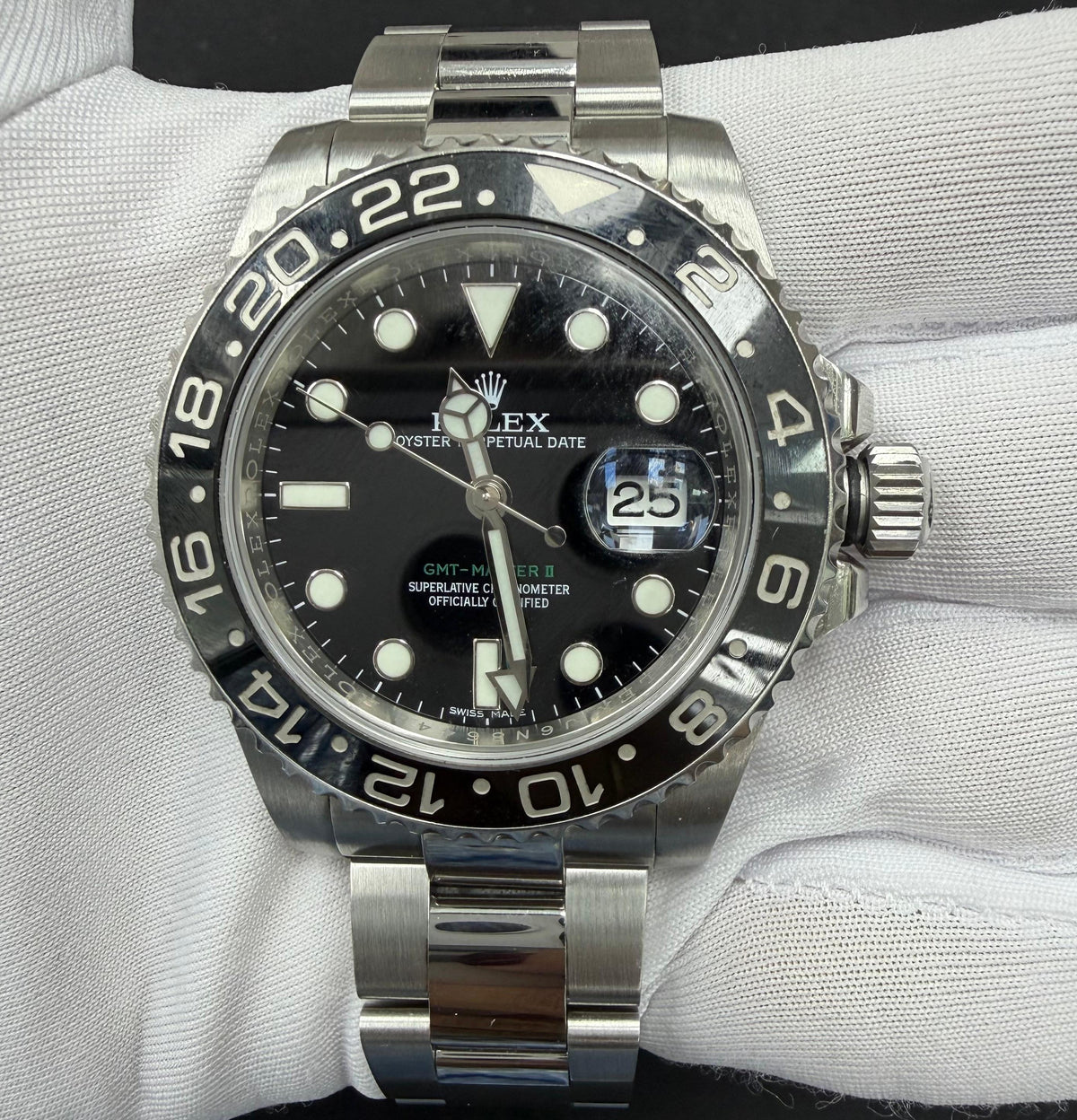 ROLEX GMT MASTER II 116710LN — view 2 — Laura Milman New York