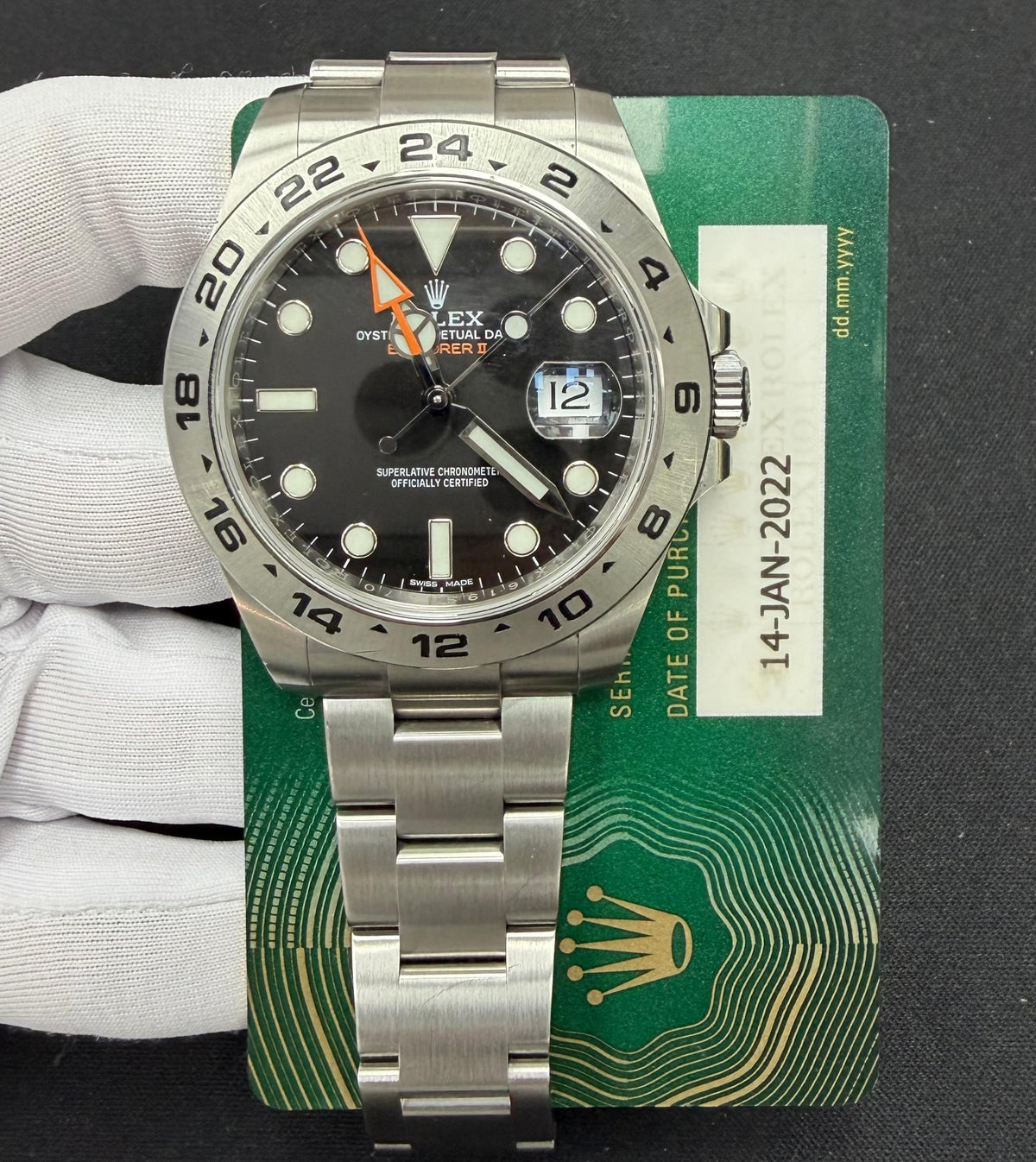 ROLEX EXPLORER II 216570 — view 3 — Laura Milman New York