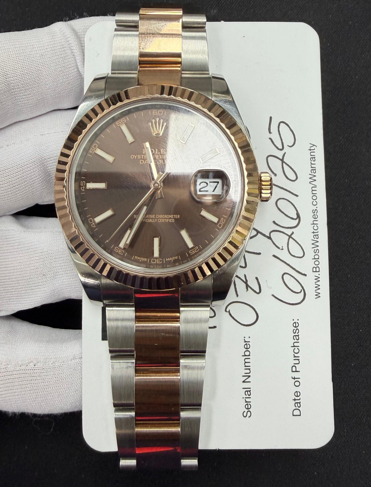 ROLEX DATEJUST 126331 — view 3 — Laura Milman New York