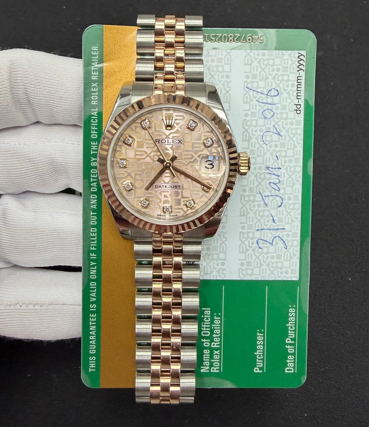 ROLEX DATEJUST 178271 — view 3 — Laura Milman New York