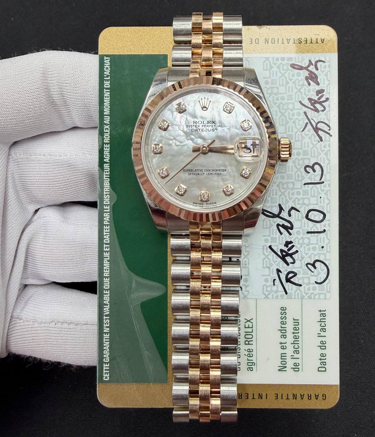 ROLEX DATEJUST 178271 — view 3 — Laura Milman New York