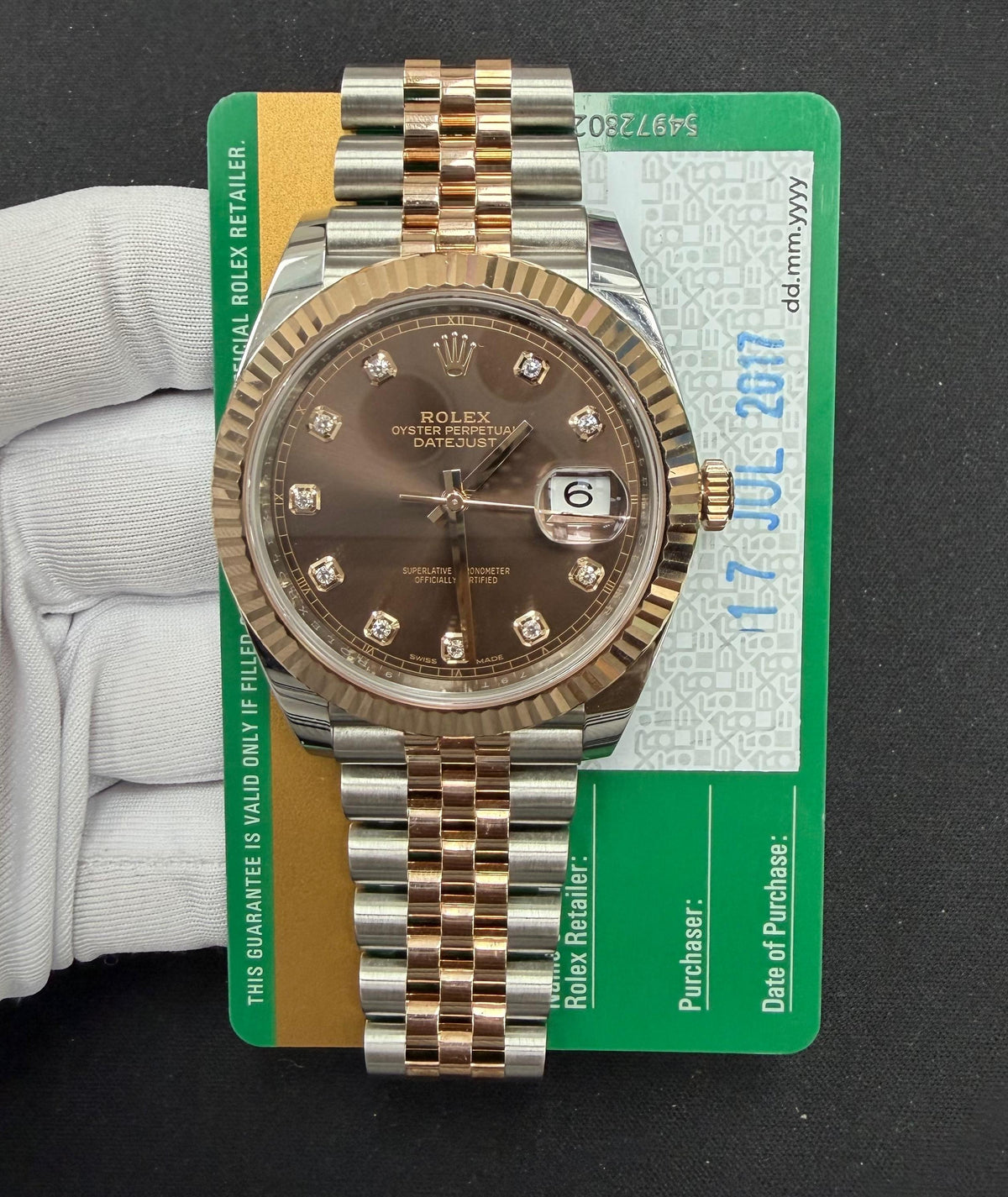 ROLEX DATEJUST 126331 — view 3 — Laura Milman New York