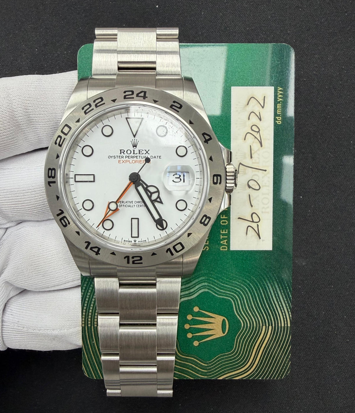 ROLEX EXPLORER II 226570 — view 3 — Laura Milman New York