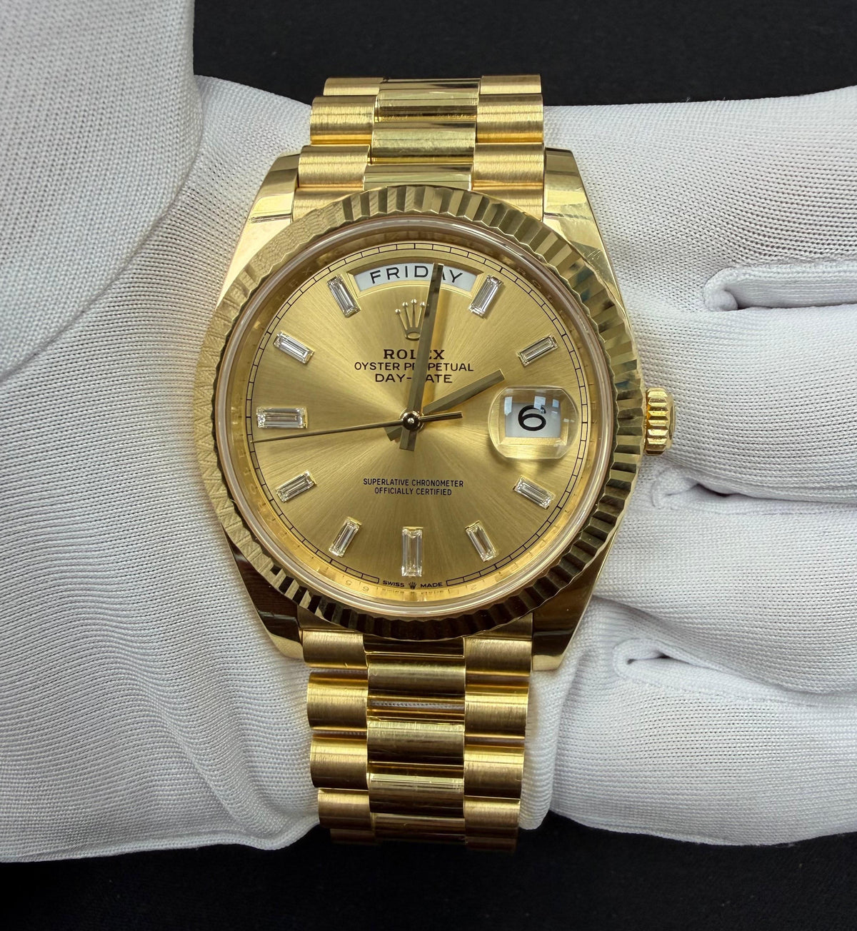ROLEX DAY-DATE 228238 — view 2 — Laura Milman New York