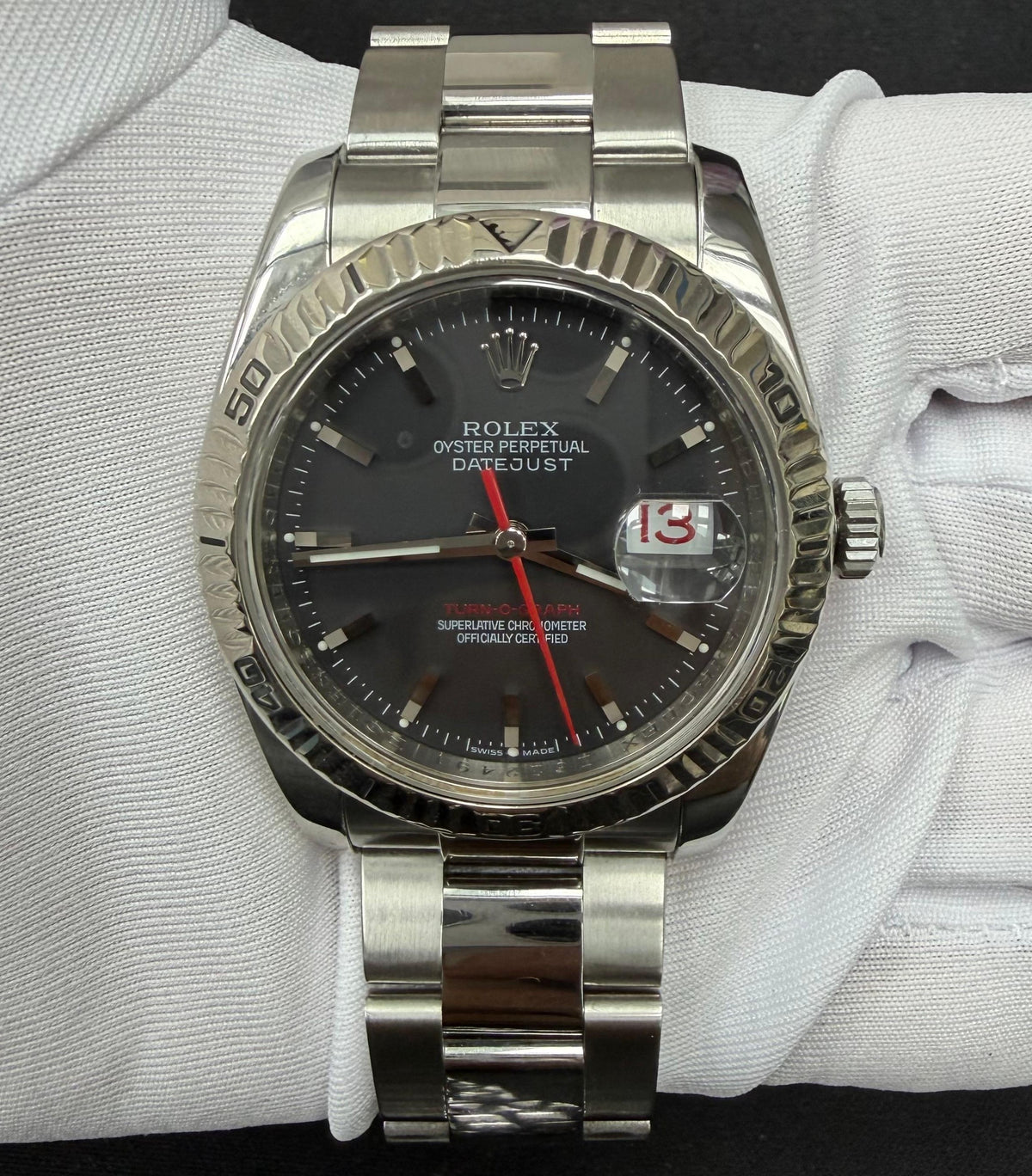 ROLEX DATEJUST 116264 — view 2 — Laura Milman New York