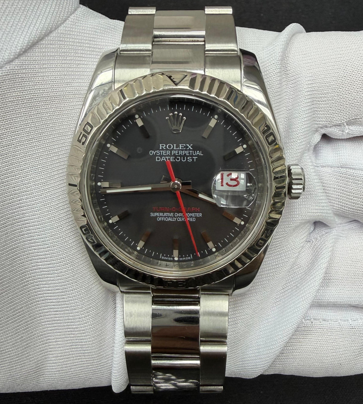 ROLEX DATEJUST 116264 — view 2 — Laura Milman New York