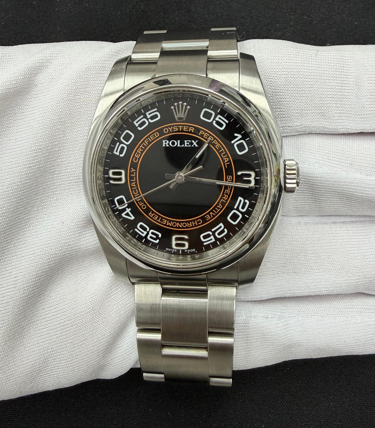 ROLEX OYSTER PERPETUAL 116000 — view 2 — Laura Milman New York