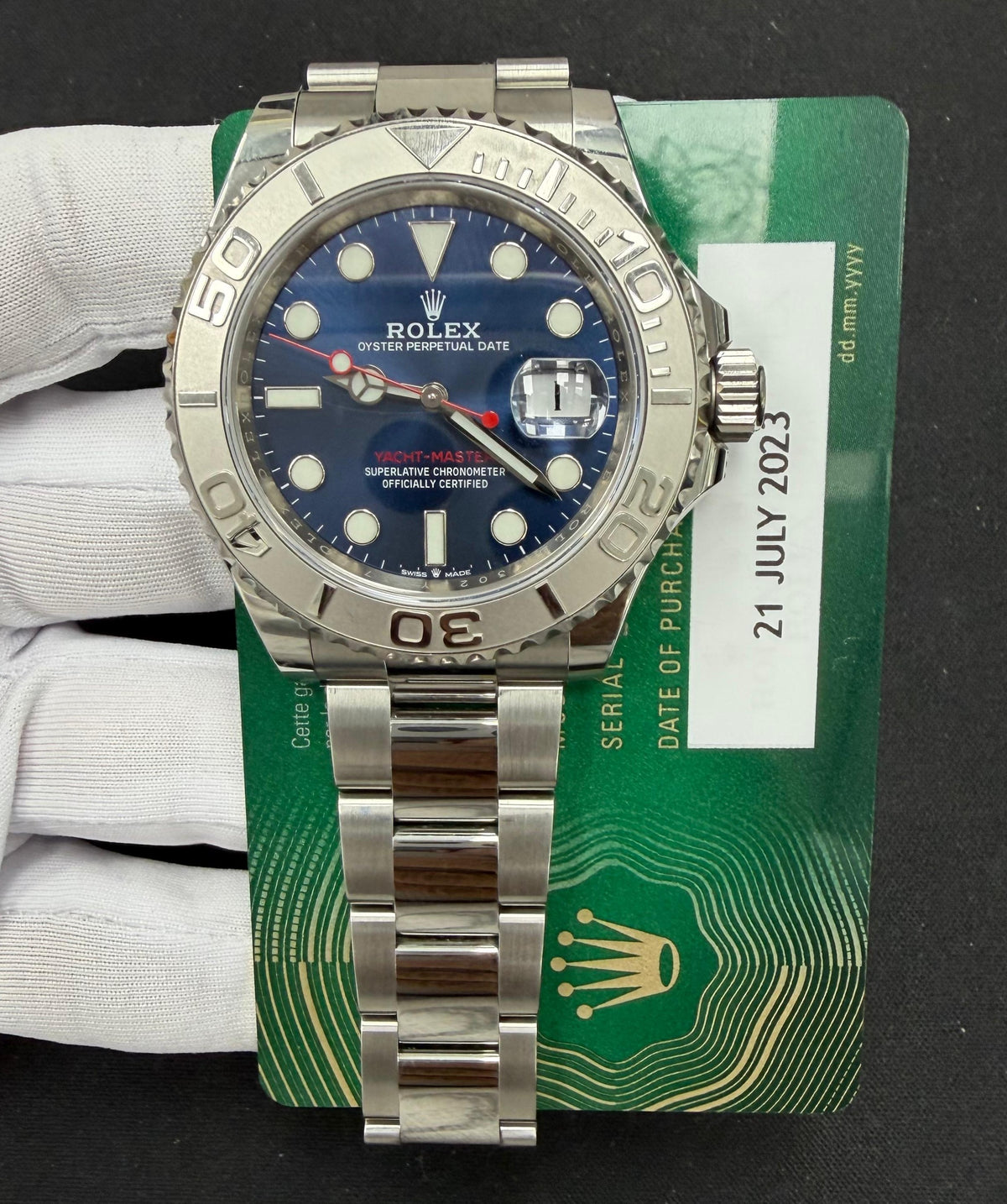ROLEX YACHTMASTER 126622 — view 3 — Laura Milman New York