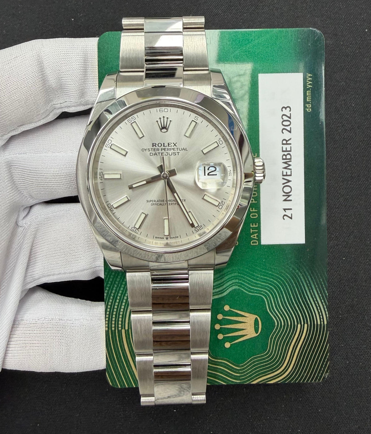 ROLEX DATEJUST II 126300 — view 3 — Laura Milman New York
