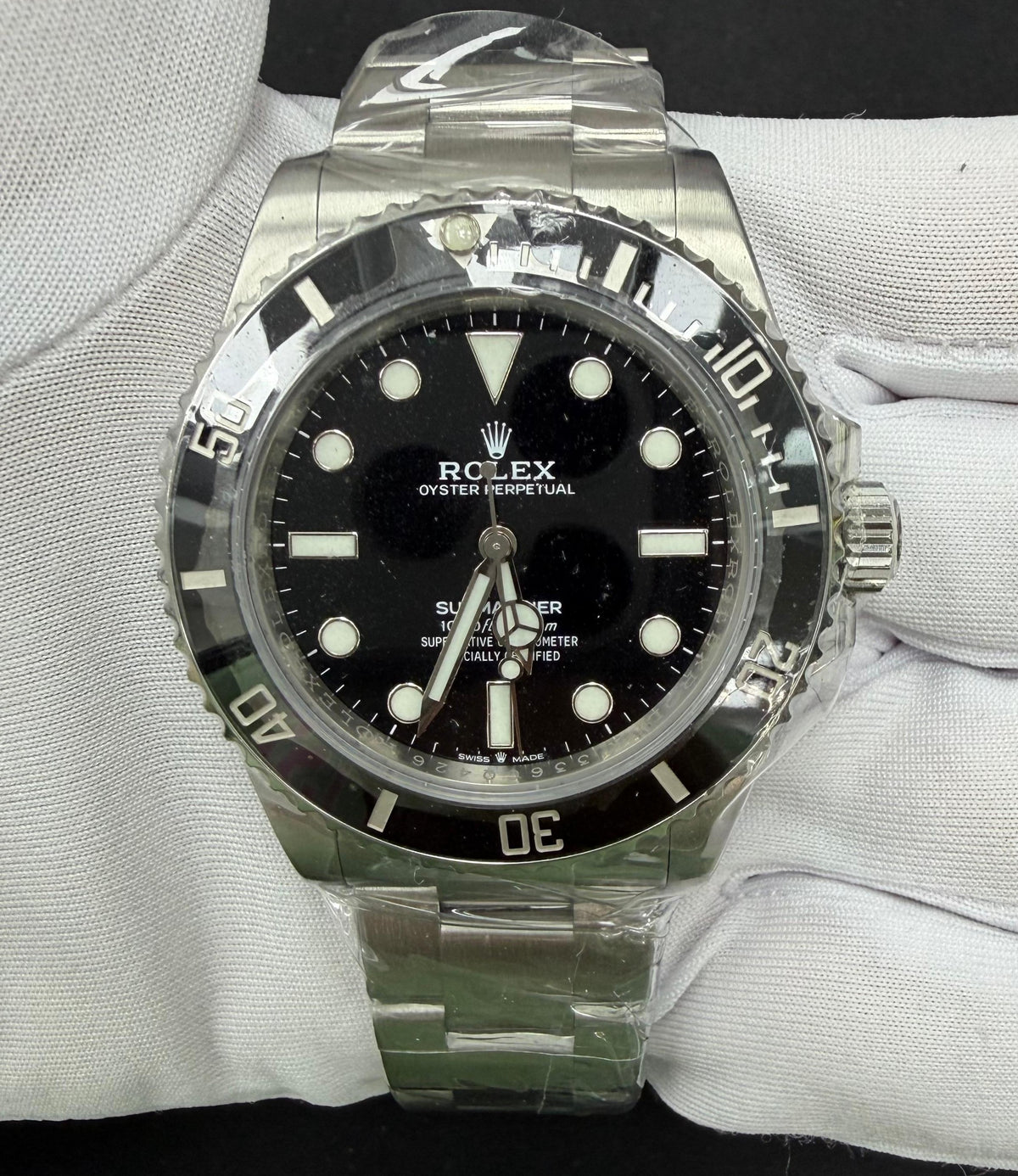 ROLEX SUBMARINER NO DATE 124060 — view 2 — Laura Milman New York