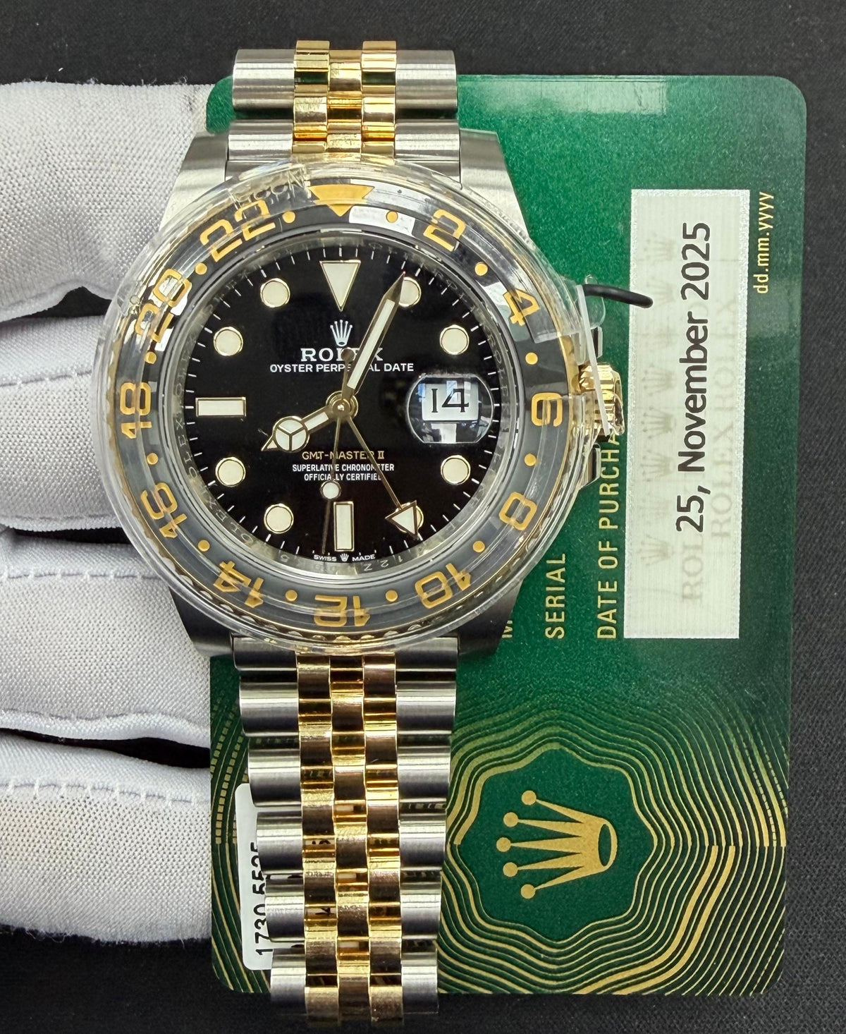 ROLEX GMT MASTER II 126713GRNR — view 3 — Laura Milman New York