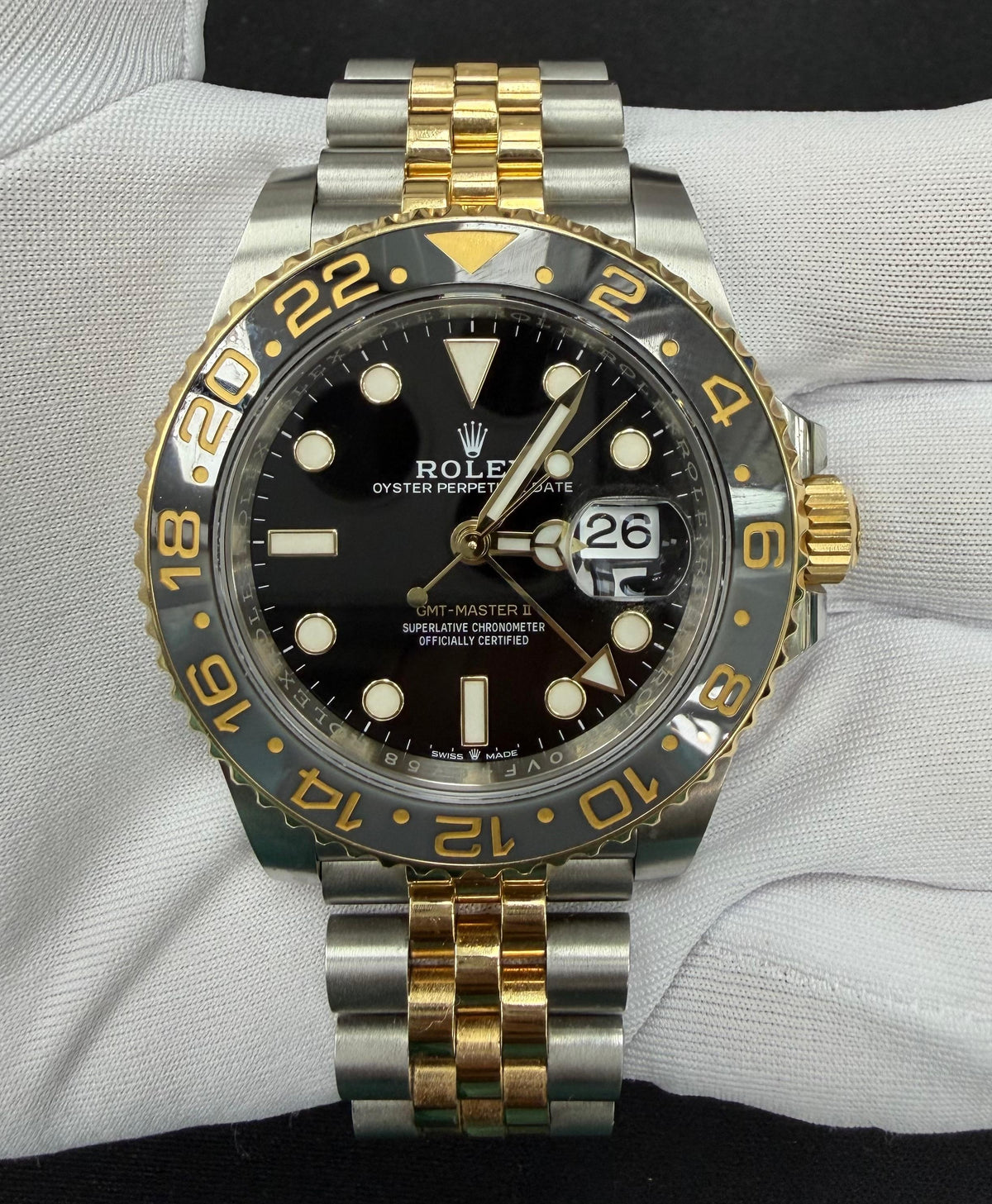 ROLEX GMT MASTER II 126713GRNR — view 2 — Laura Milman New York
