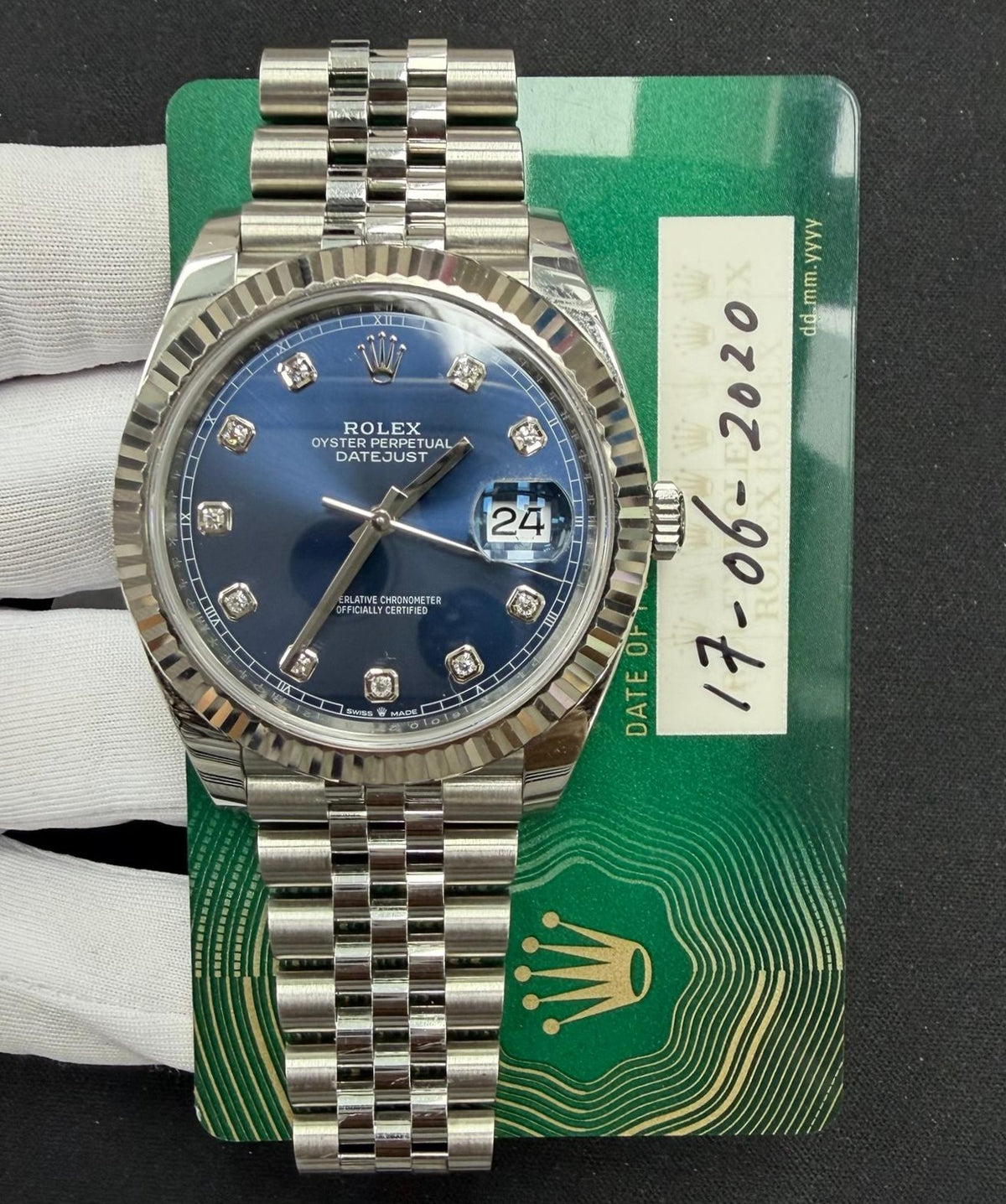 ROLEX DATEJUST 126334 — view 3 — Laura Milman New York