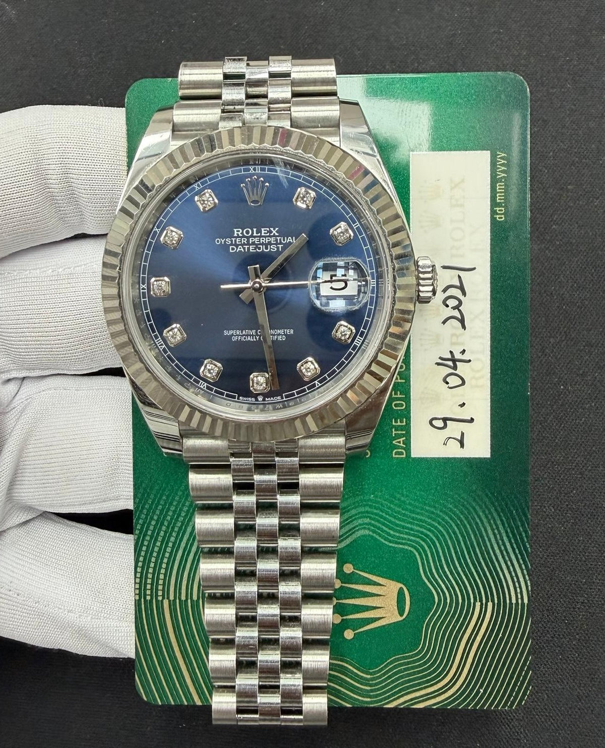 ROLEX DATEJUST 126334 — view 3 — Laura Milman New York