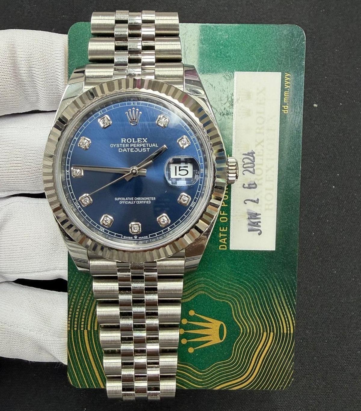 ROLEX DATEJUST 126334 — view 3 — Laura Milman New York