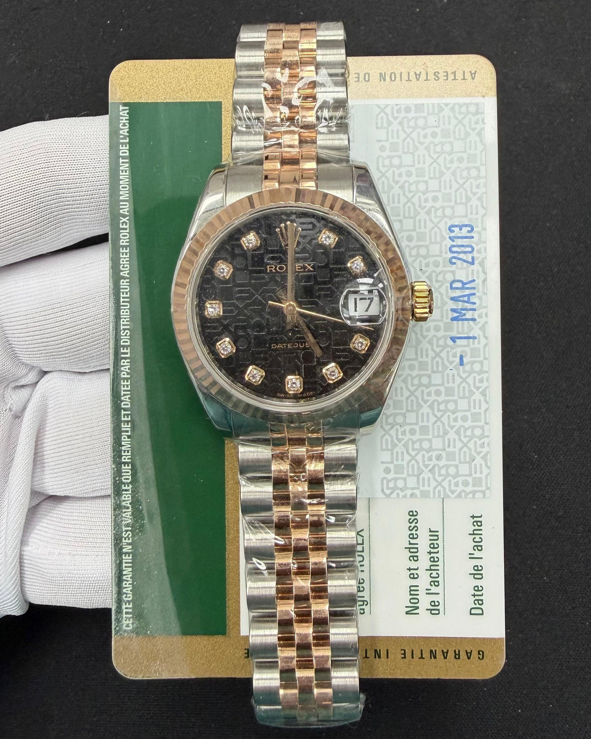 ROLEX DATEJUST 178271 — view 3 — Laura Milman New York
