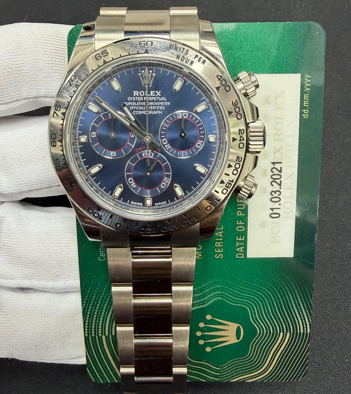 ROLEX DAYTONA 116509 — view 3 — Laura Milman New York