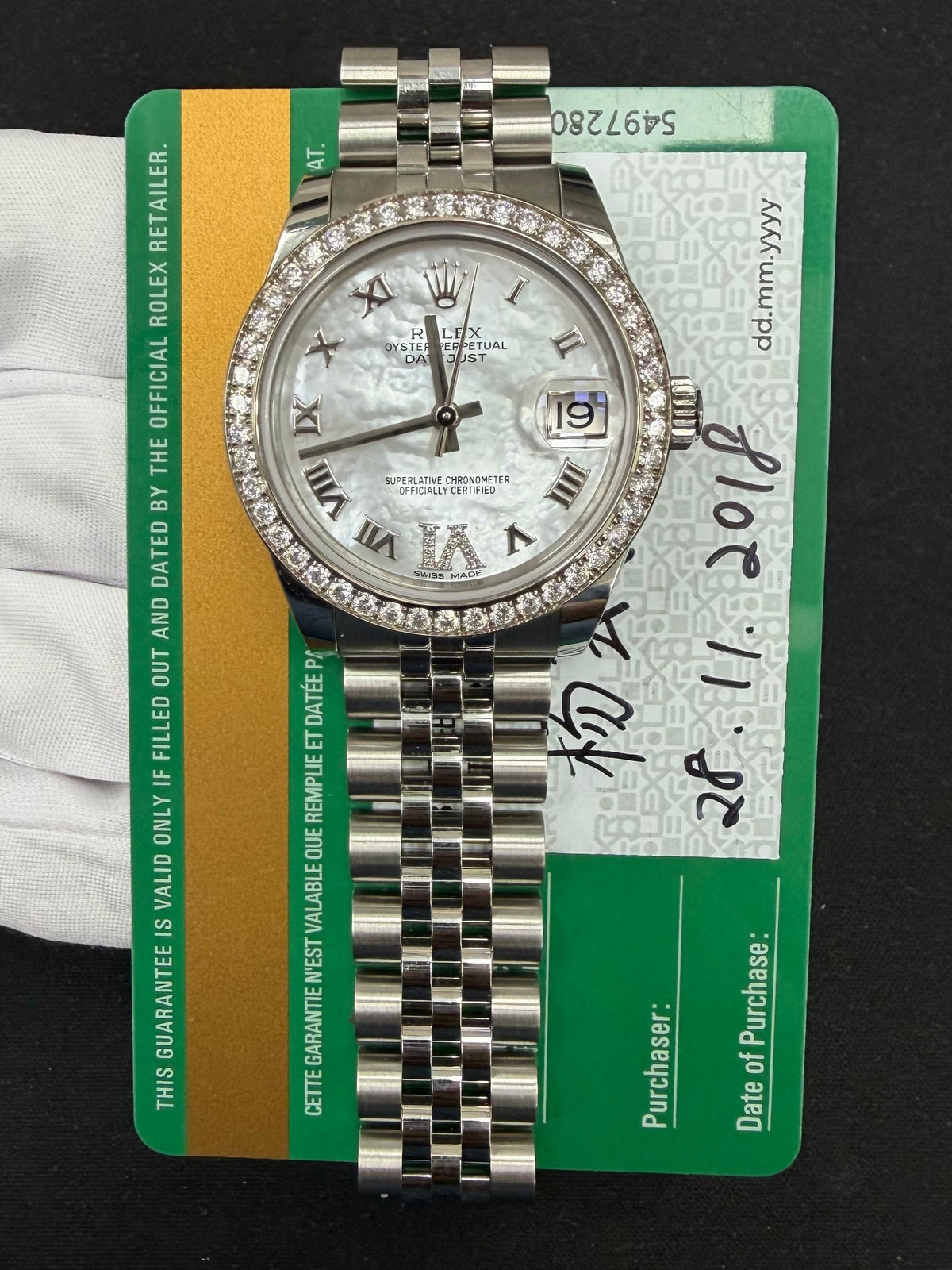 ROLEX DATEJUST 178384 — view 3 — Laura Milman New York