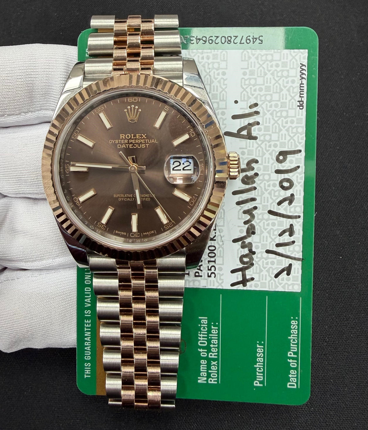 ROLEX DATEJUST 126331 — view 3 — Laura Milman New York