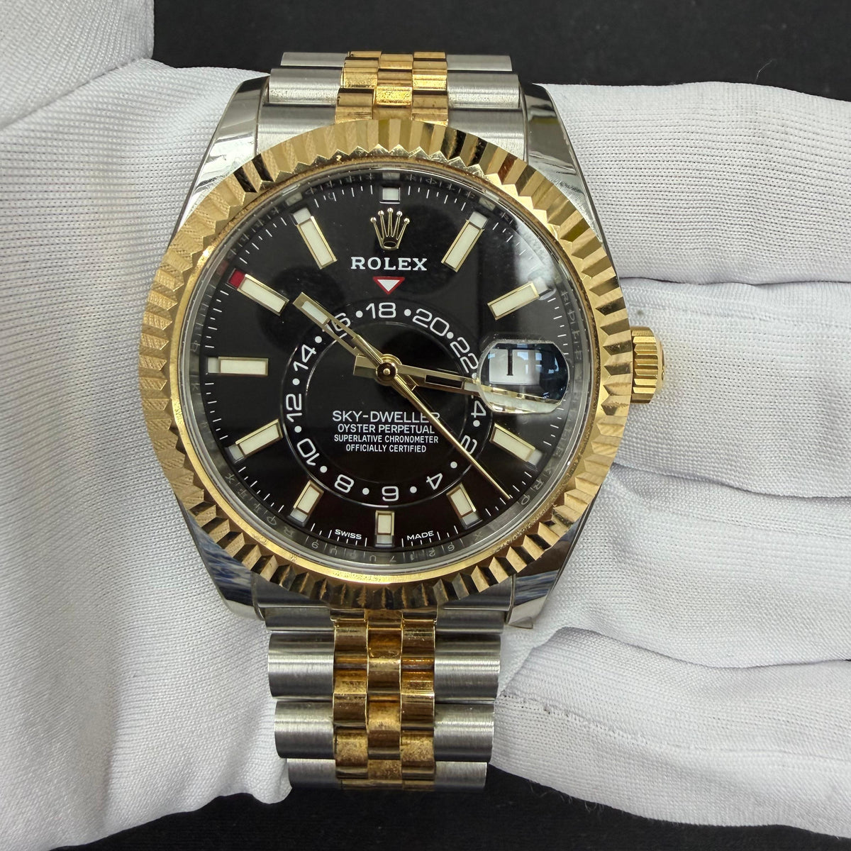 ROLEX SKY DWELLER 326933 — view 3 — Laura Milman New York