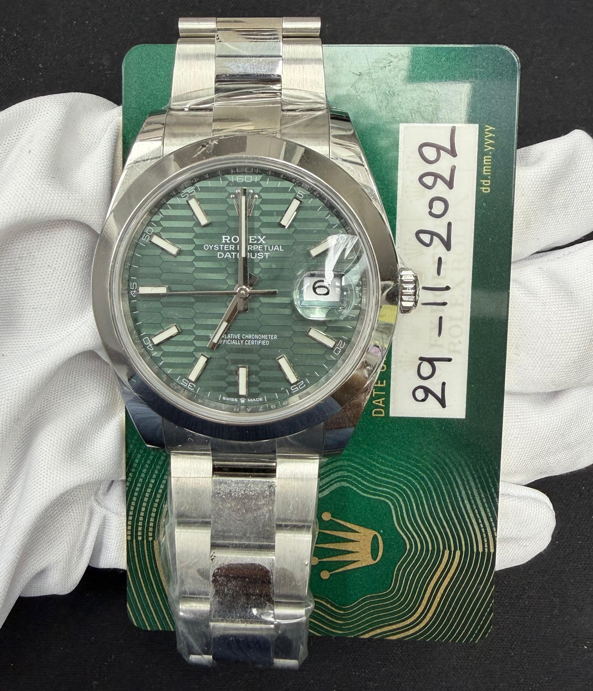 ROLEX DATEJUST 126300 — view 3 — Laura Milman New York