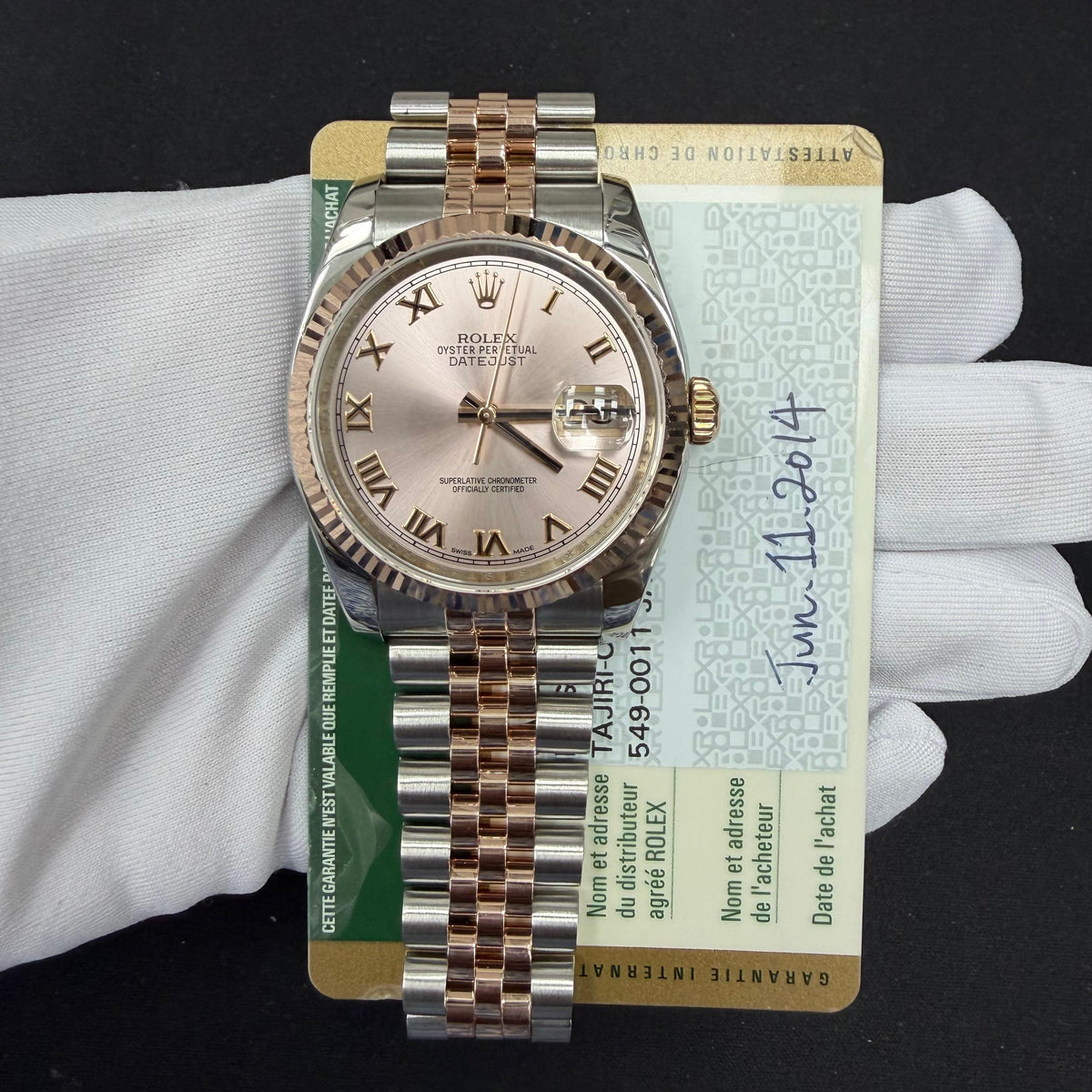ROLEX DATEJUST 116231 — view 3 — Laura Milman New York