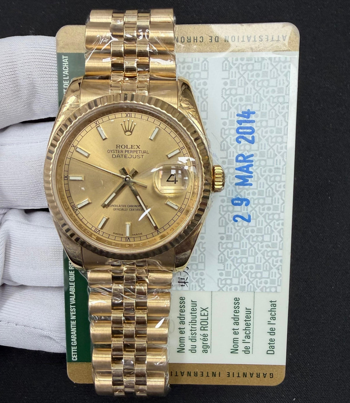 ROLEX DATEJUST 116238 — view 3 — Laura Milman New York
