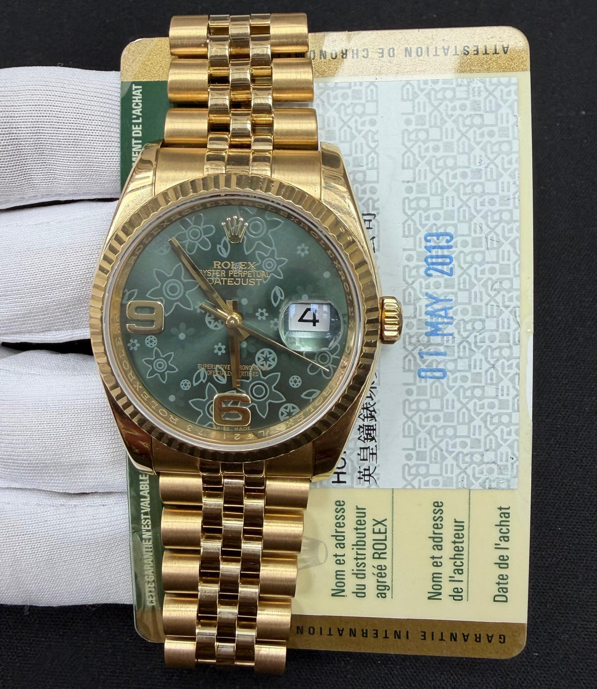 ROLEX DATEJUST 116238 — view 3 — Laura Milman New York