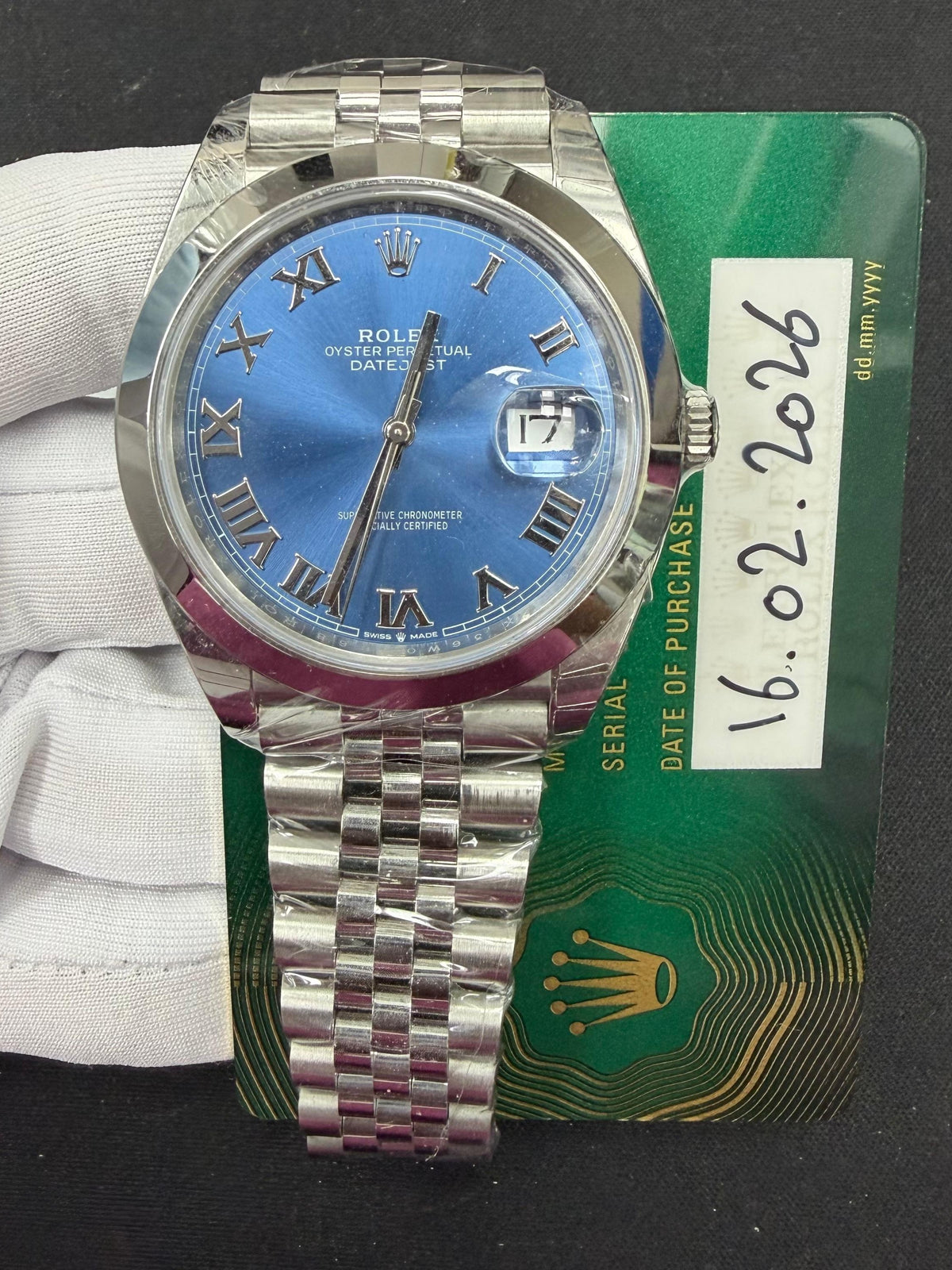 ROLEX DATEJUST 126300 — view 3 — Laura Milman New York