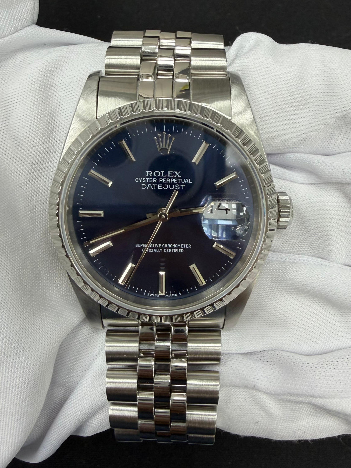 ROLEX DATEJUST 16220 — view 2 — Laura Milman New York