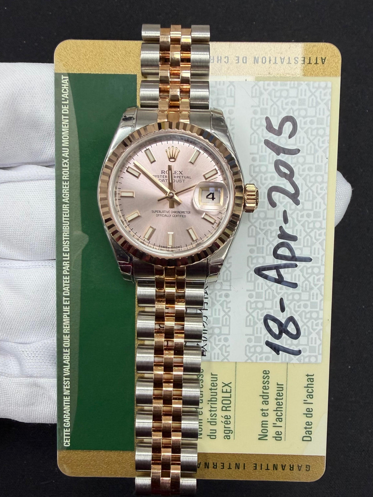 ROLEX LADY DATE JUST 179171 — view 3 — Laura Milman New York