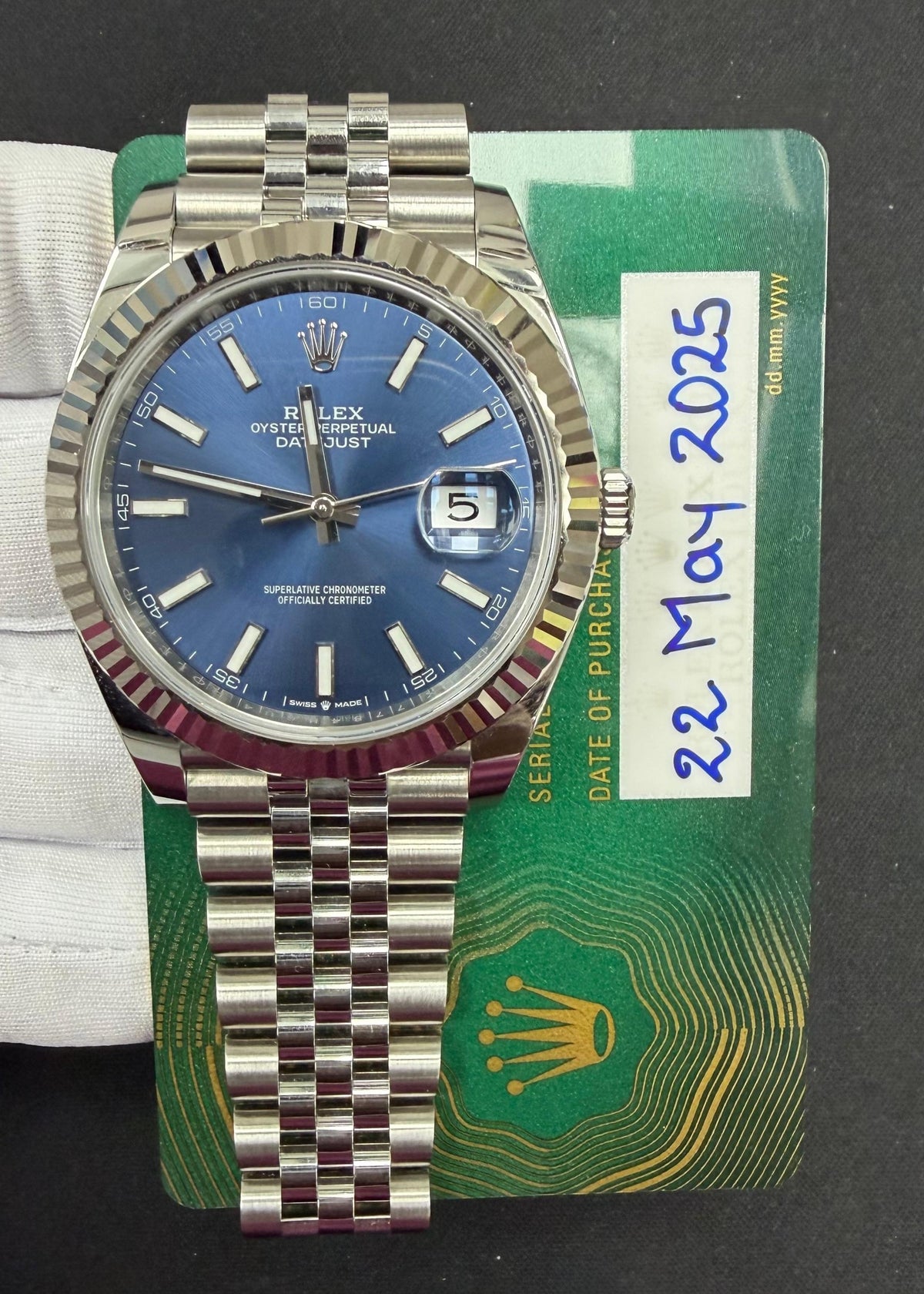 ROLEX DATEJUST 126334 — view 3 — Laura Milman New York