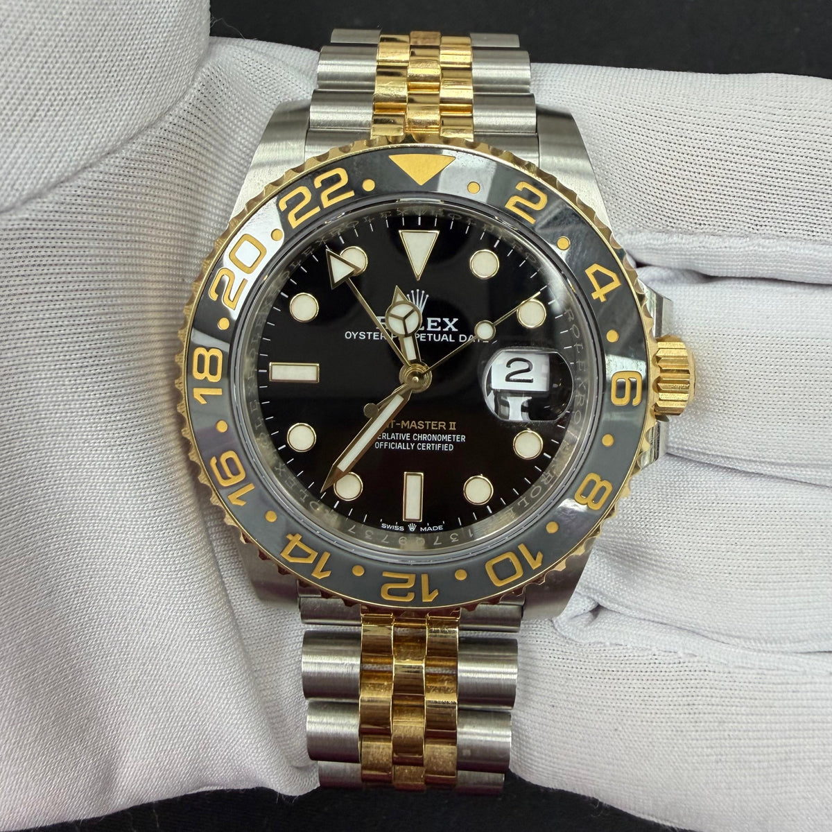 ROLEX GMT MASTER II 126713GRNR — view 2 — Laura Milman New York