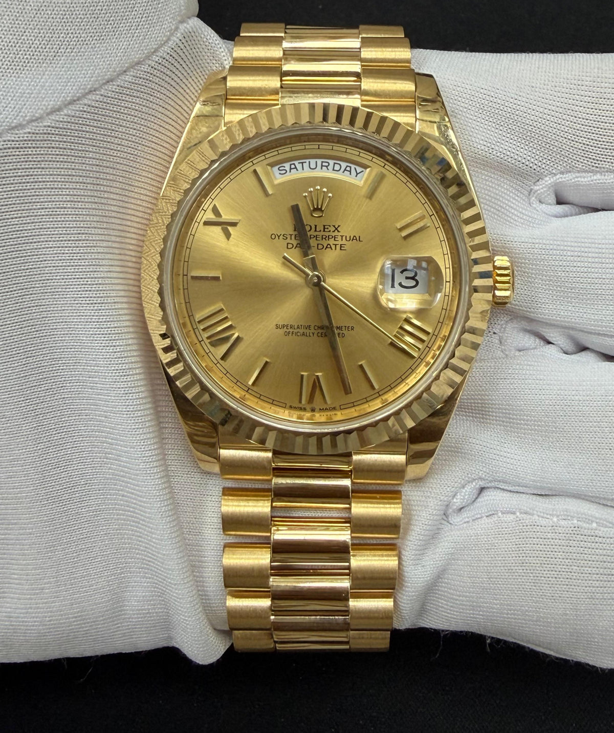 ROLEX DAY-DATE 228238 — view 2 — Laura Milman New York