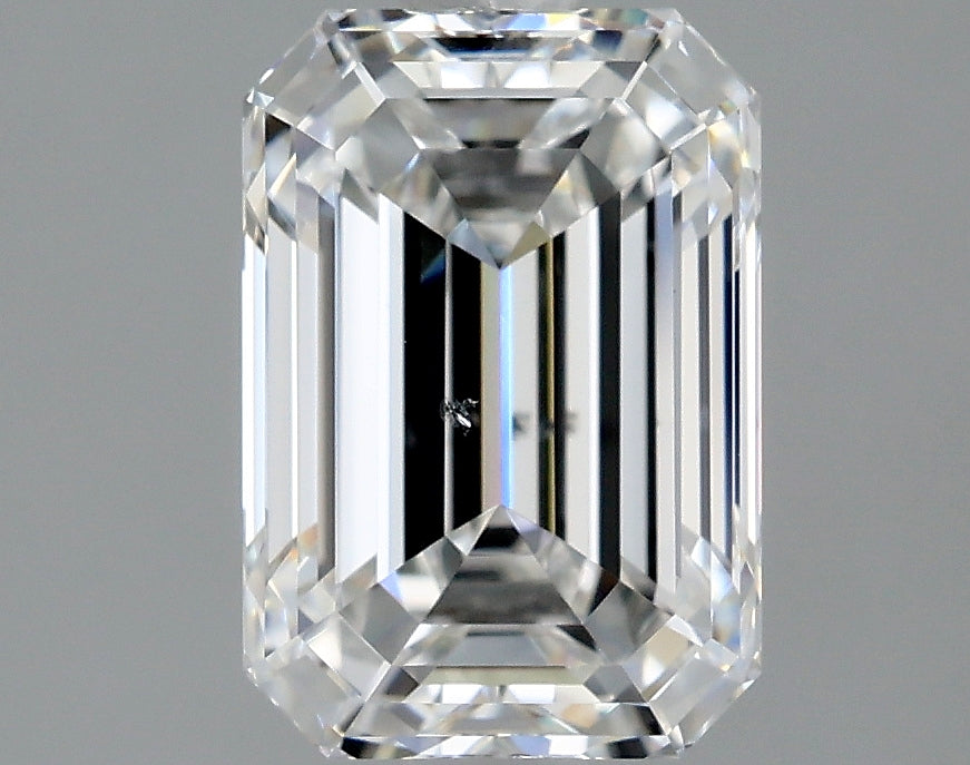 2.1ct Emerald Natural Diamond — F SI1, GIA Certified
