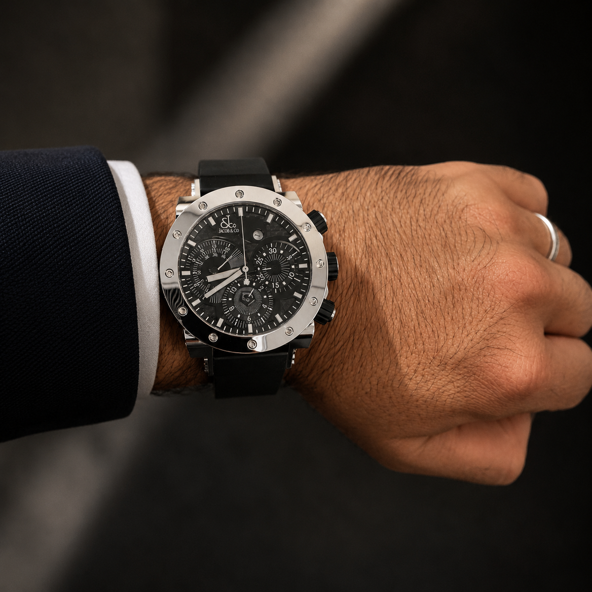Jacob & Company Epic II Automatic Chronograph Watch — Laura Milman New York
