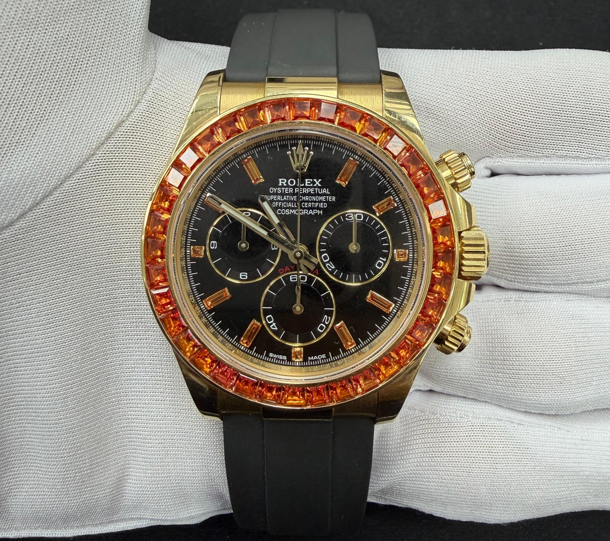 ROLEX DAYTONA 116588SACO — view 2 — Laura Milman New York