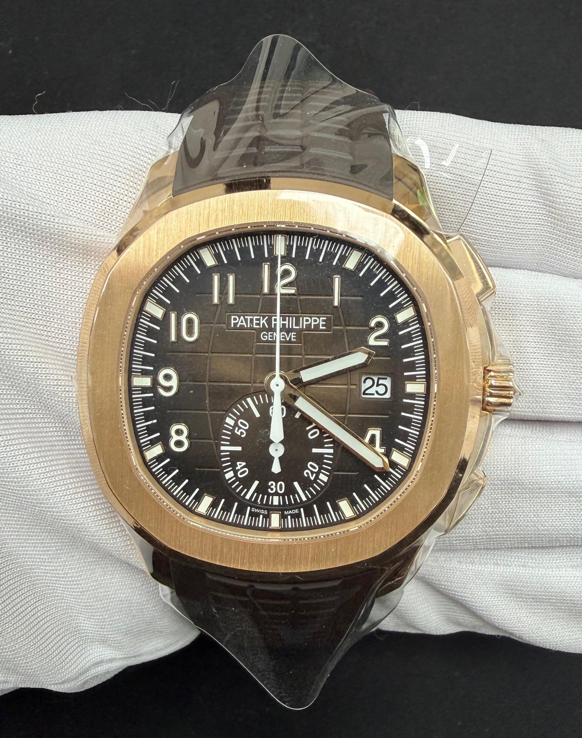 PATEK PHILIPPE AQUANAUT 5968R-001 — view 2 — Laura Milman New York