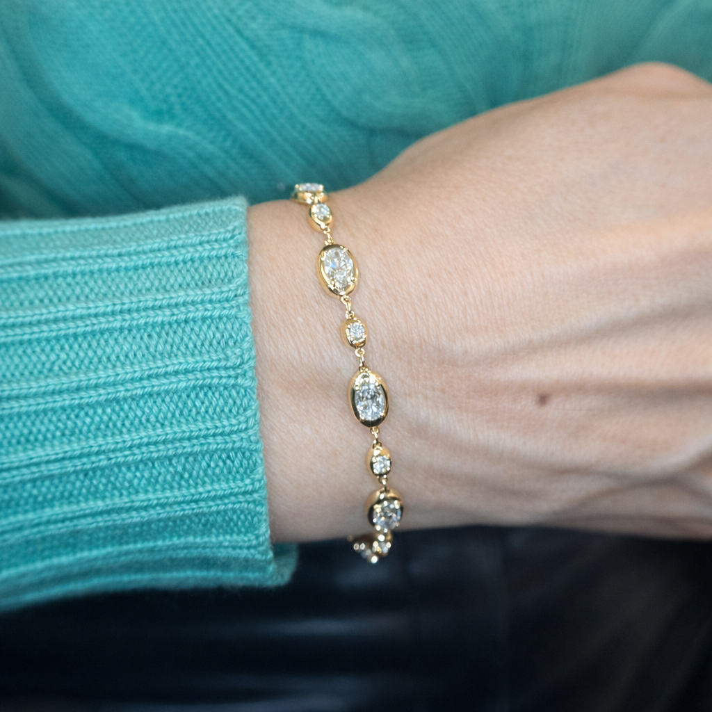 Yellow Gold Bracelet (Lab Grown) - Laura Milman New York