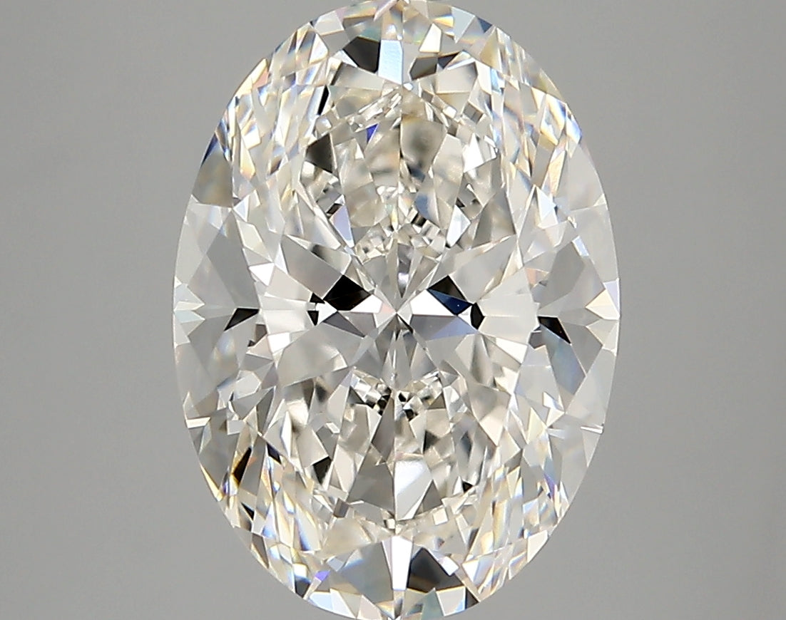 4.07ct Oval, H VVS2 — GIA